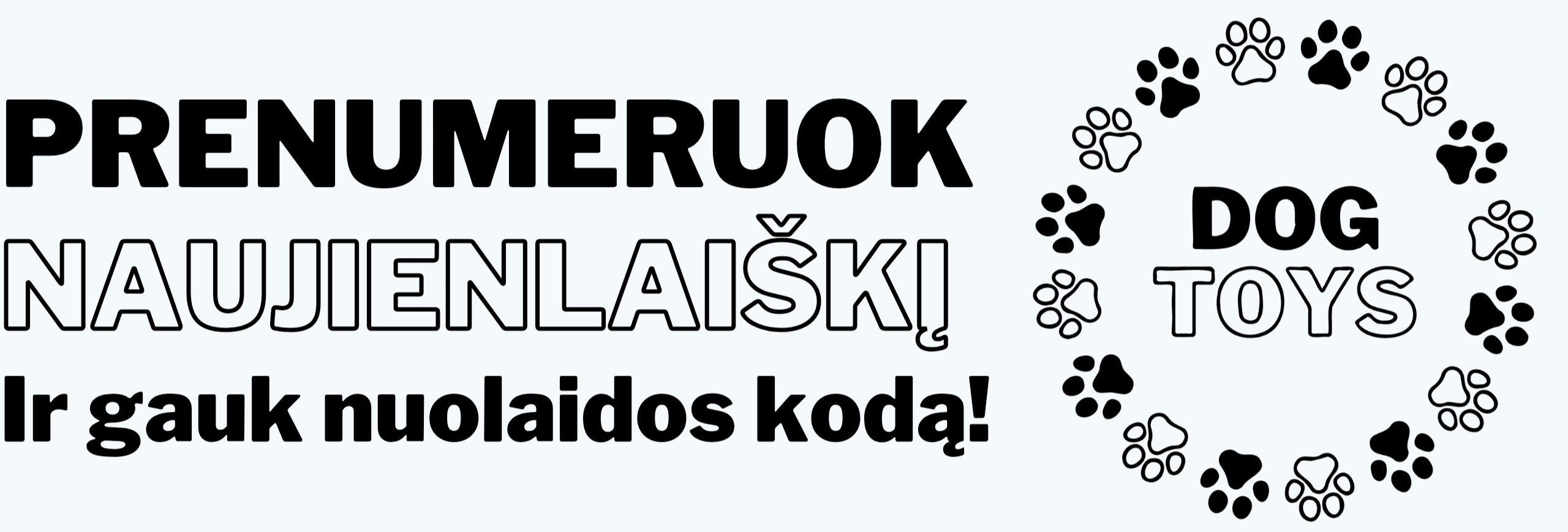 Dog Toys - žaislai ir prekės šunims