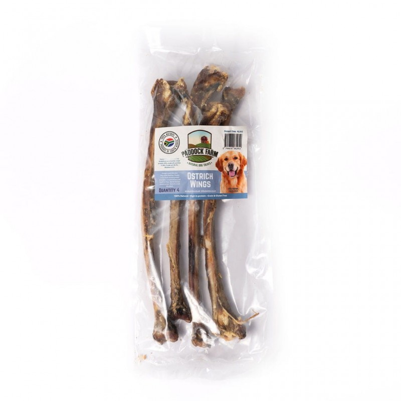 Stručio sparnai šunims „Ostrich Wings“ (4 vnt.)