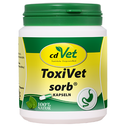 cdVet ToxiVet sorb – Žarnyno detoksikacijai 200kaps.
