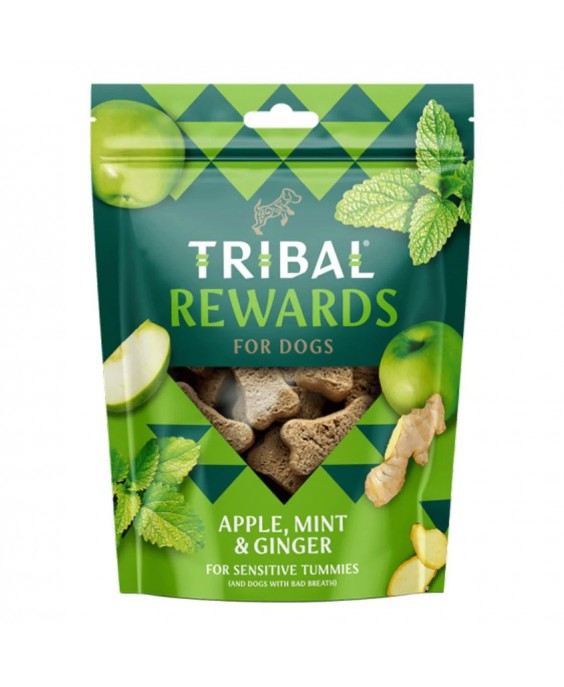 Skanėstai šunims su obuoliais, mėta ir imbieru „Apple, Mint & Ginger“ TRIBAL