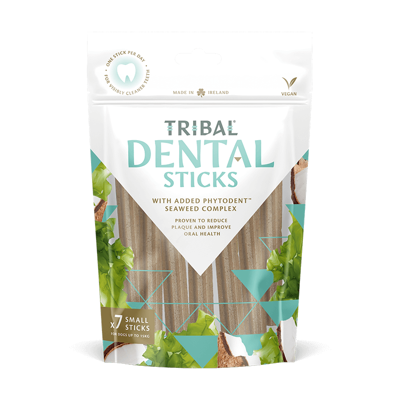 Skanėstai dantų priežiūrai mažų veislių šunims „Tribal Dental Sticks“