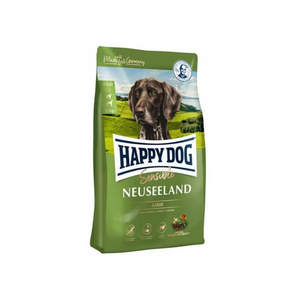 Happy Dog maistas suaugusiems šunims su ėriena ir ryžiais Neuseeland
