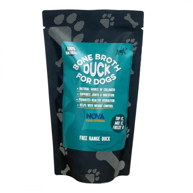 Antienos sultinys šunims ir katėms Nova Dog Chews Duck Bone Broth, 230ml
