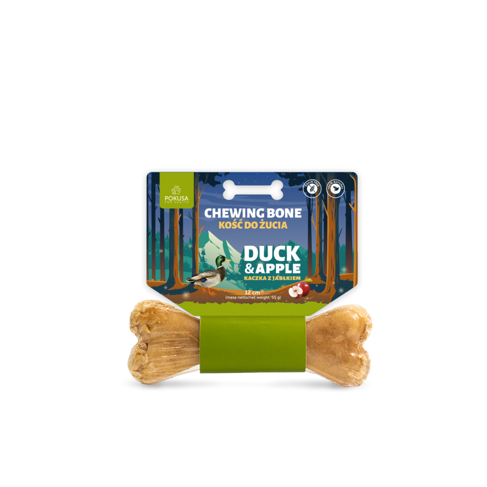 Kramtomas kaulas šunims – antiena ir obuolys