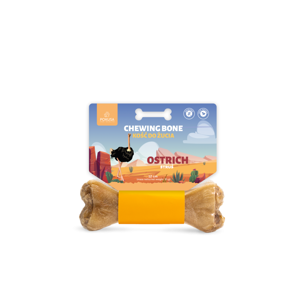 Kramtomas kaulas šunims - strutiena
