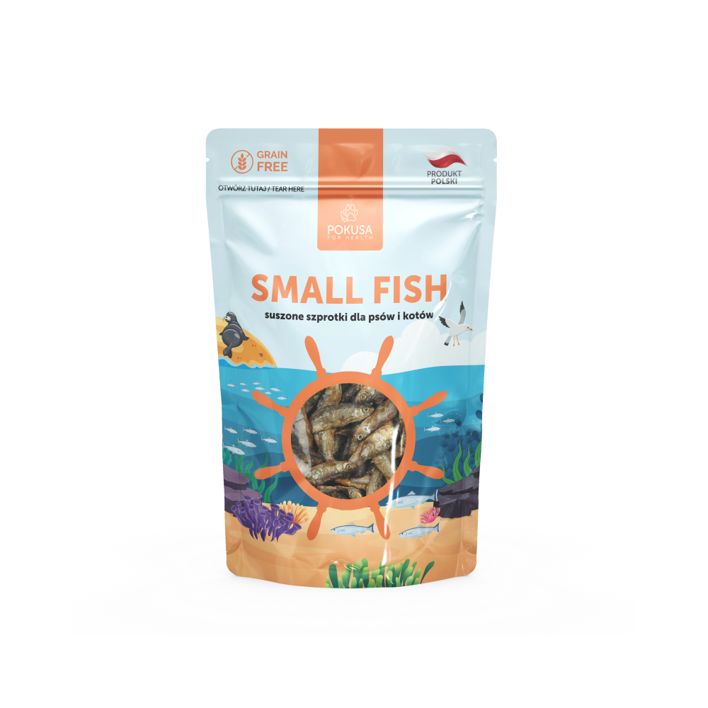 Džiovinti šprotai šunims ir katėms Small Fish 40 g