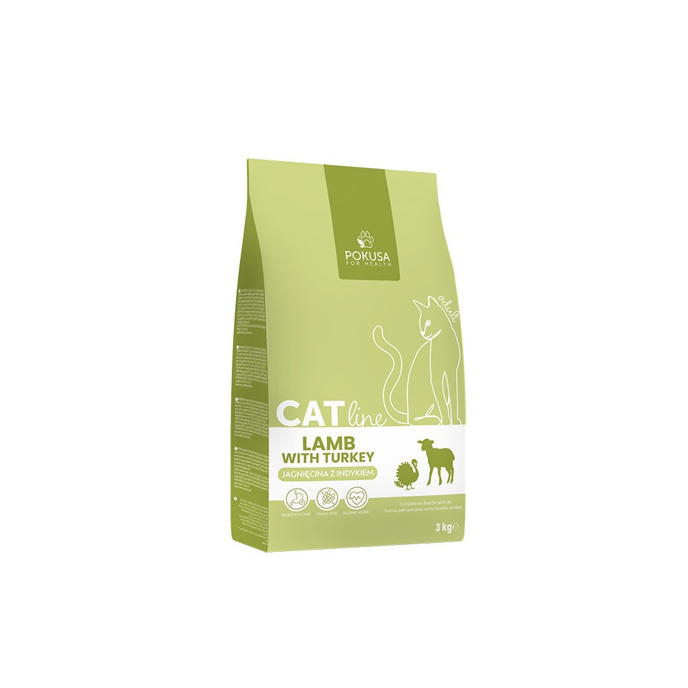 Pokusa CatLine ėrienos su kalakutiena sausas maistas katėms