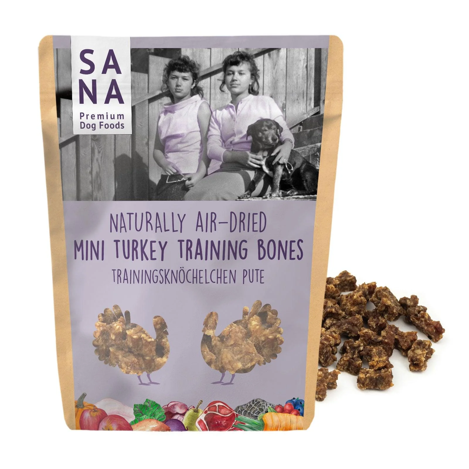 SANADOG Kalakutienos kauliukai dresūrai, 100g.